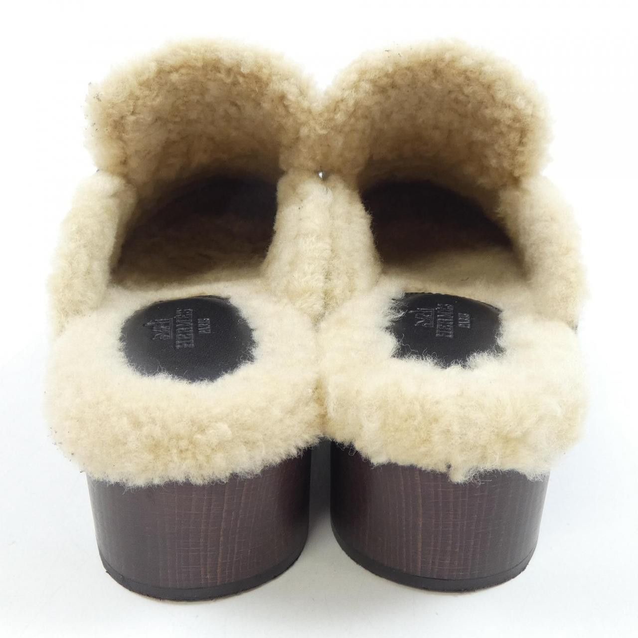 Hermes Hermes Hermes Shearling Shoes Natural Material Shoes DUTY FREE for USA Size ONE SIZE - 5 Thumbnail