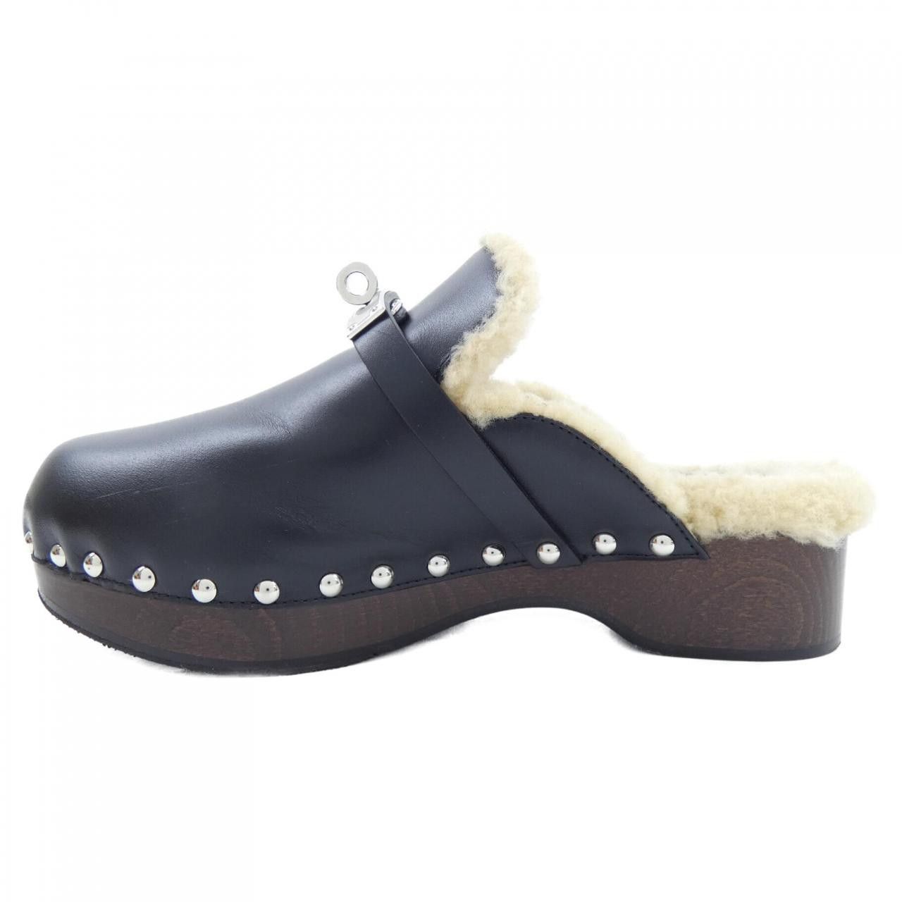 Hermes Hermes Hermes Shearling Shoes Natural Material Shoes DUTY FREE for USA Size ONE SIZE - 2 Thumbnail