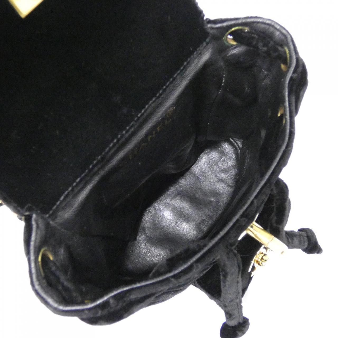Chanel Chanel Chanel Velour Backpack Suede Backpack DUTY FREE for USA Size ONE SIZE - 6 Thumbnail