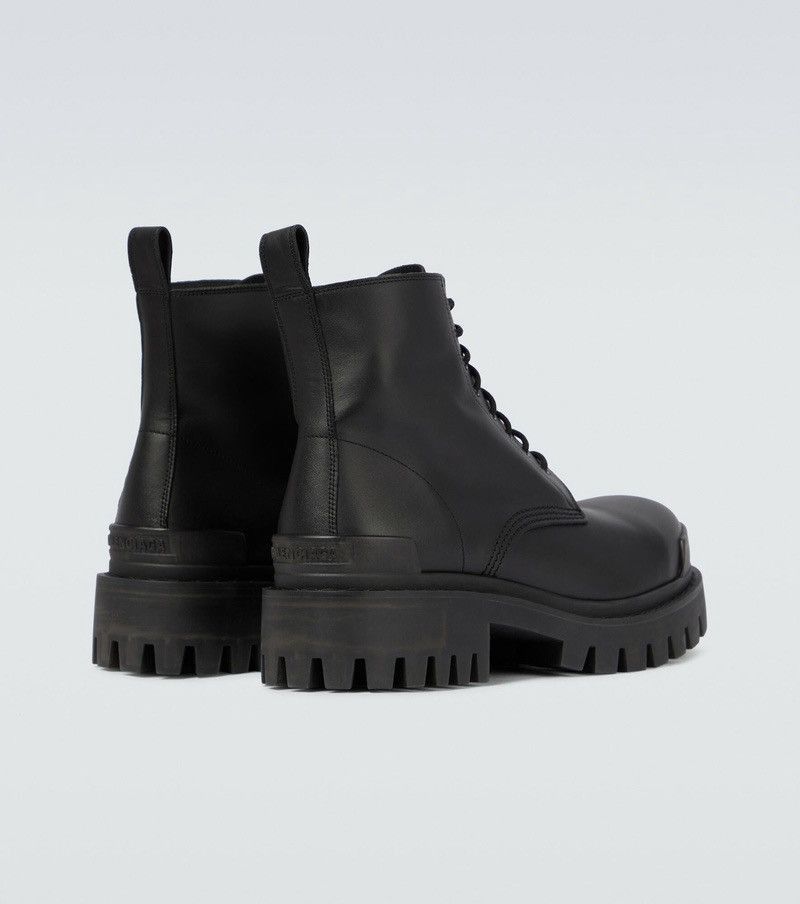 Balenciaga Leather Strike Boots Size US 7.5 / IT 37.5 - 4 Thumbnail