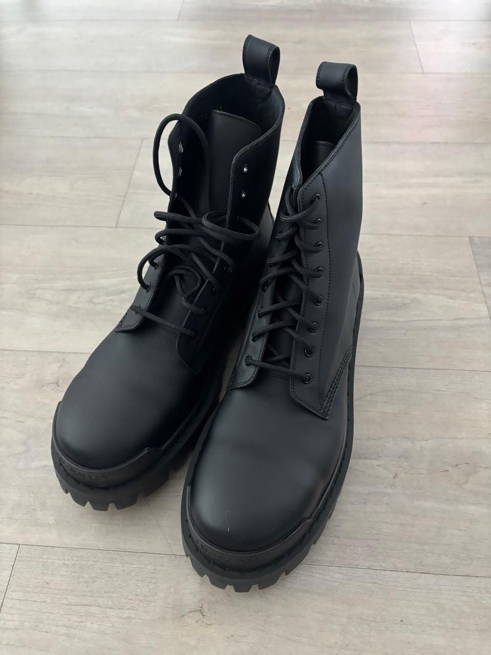 Balenciaga Leather Strike Boots Size US 7.5 / IT 37.5 - 5 Thumbnail