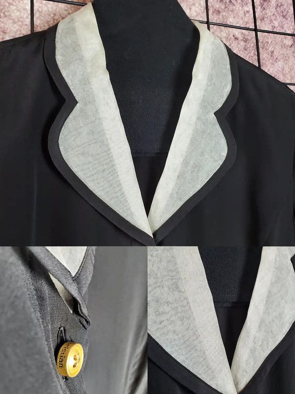 Dior Dior Black Silk Logo Long Sleeve Shirt 0089 Size M / US 6-8 / IT 42-44 - 5 Thumbnail