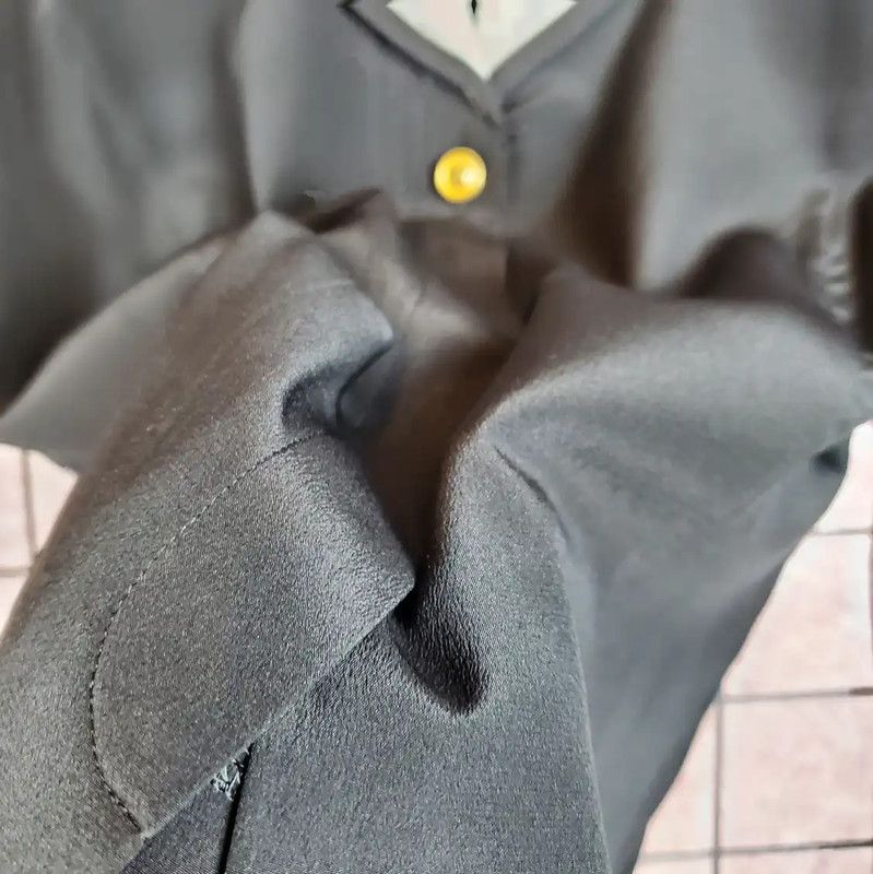 Dior Dior Black Silk Logo Long Sleeve Shirt 0089 Size M / US 6-8 / IT 42-44 - 10 Thumbnail