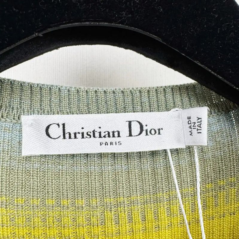 Dior Dior Women's Multicolored Wool Long Sleeve Sweater 0089 Size S / US 4 / IT 40 - 2 Thumbnail