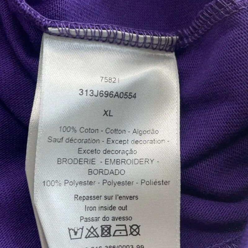 Dior Dior Purple Cotton Women's T-Shirt XL 0089 Size XL / US 12-14 / IT 48-50 - 4 Thumbnail
