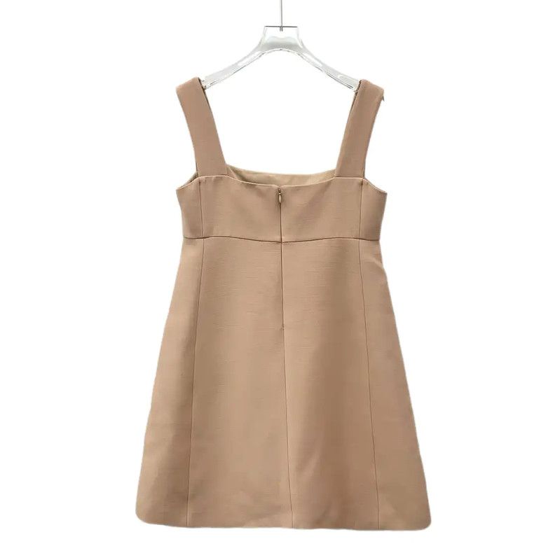 Dior Dior Women's Beige Wool Dress Size S 0089 Size S / US 4 / IT 40 - 2 Thumbnail