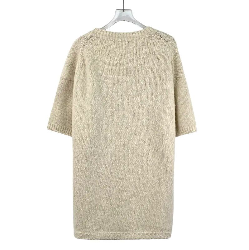 Dior Dior Beige Wool Women's T-Shirt with Tiger Design 0089 Size XL / US 12-14 / IT 48-50 - 2 Thumbnail