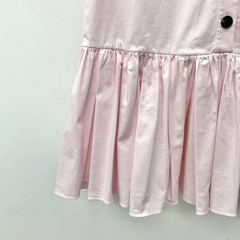 Dior Dior Pink Cotton Mini Dress for Women 0089 Size S / US 4 / IT 40 - 4 Thumbnail