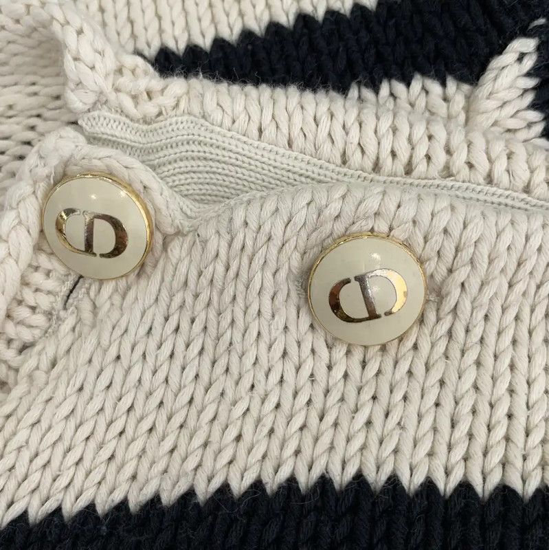 Dior Dior Striped Cotton Women's Sweater 0089 Size XS / US 0-2 / IT 36-38 - 5 Thumbnail