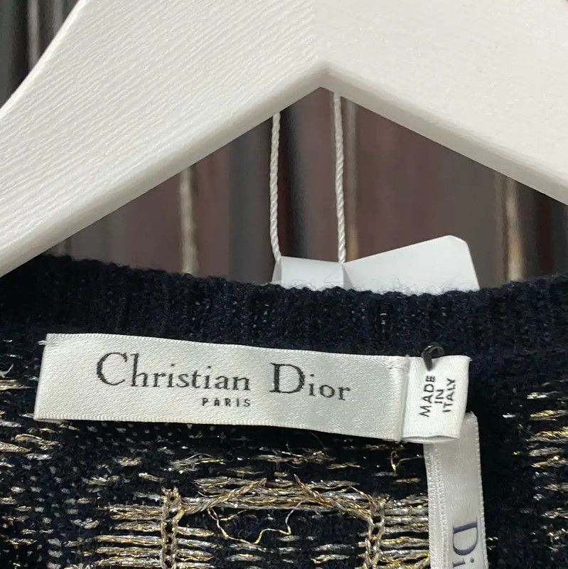 Dior Dior Blue Long Sleeve Sweater for Women 0089 Size ONE SIZE - 6 Thumbnail