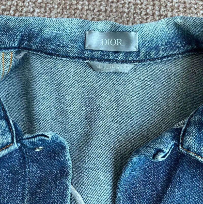 Dior Dior Blue Cotton Women's Jacket 0089 Size M / US 6-8 / IT 42-44 - 3 Thumbnail