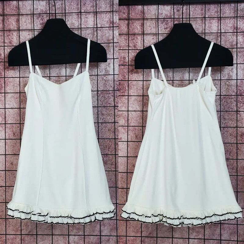 Dior Dior Sleeveless Ruffled Summer Dress for Women 0089 Size M / US 6-8 / IT 42-44 - 2 Thumbnail