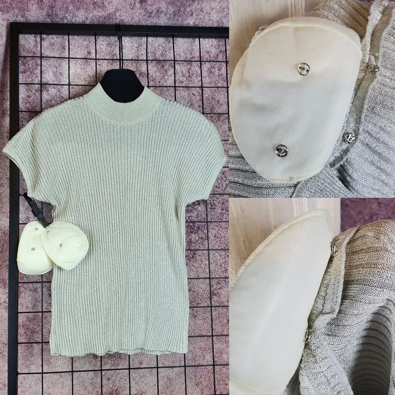 Dior Dior Summer Silvery Short Sleeve Top 0089 Size M / US 6-8 / IT 42-44 - 10 Thumbnail