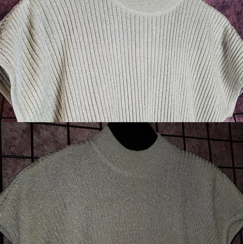 Dior Dior Summer Silvery Short Sleeve Top 0089 Size M / US 6-8 / IT 42-44 - 7 Thumbnail