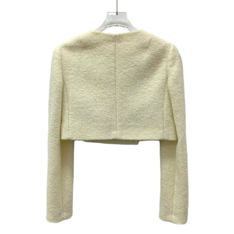 Dior Dior Beige Mohair Women’s Jacket 0089 Size ONE SIZE - 2 Thumbnail