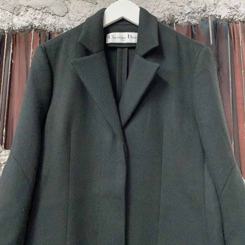 Dior Dior Black Cashmere Long Coat for Women 0089 Size ONE SIZE - 3 Thumbnail