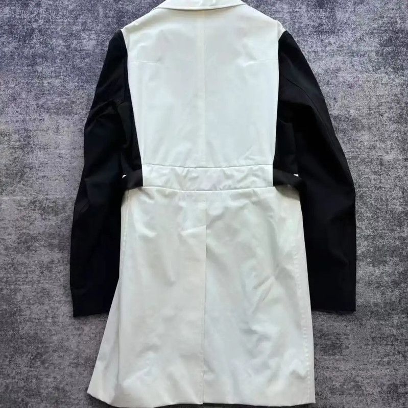 Dior Dior Off-White Cotton Women's Trench Coat 0089 Size L / US 10 / IT 46 - 2 Thumbnail