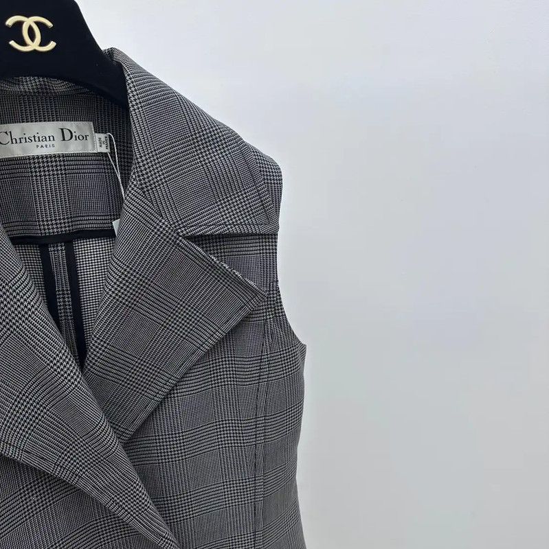 Dior Dior Grey Women's Dress M Size 0089 Size M / US 6-8 / IT 42-44 - 3 Thumbnail