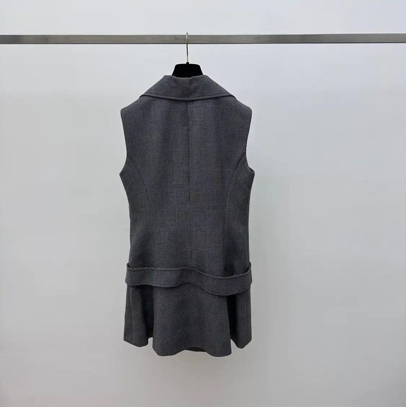 Dior Dior Grey Women's Dress M Size 0089 Size M / US 6-8 / IT 42-44 - 2 Thumbnail