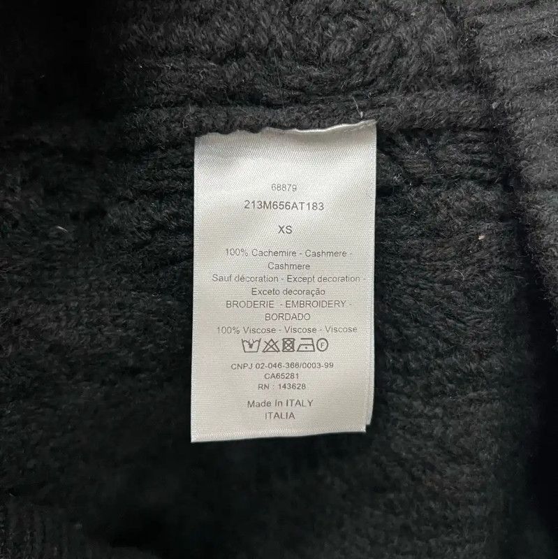 Dior Dior Black Knit Sweater for Women 0089 Size XS / US 0-2 / IT 36-38 - 5 Thumbnail