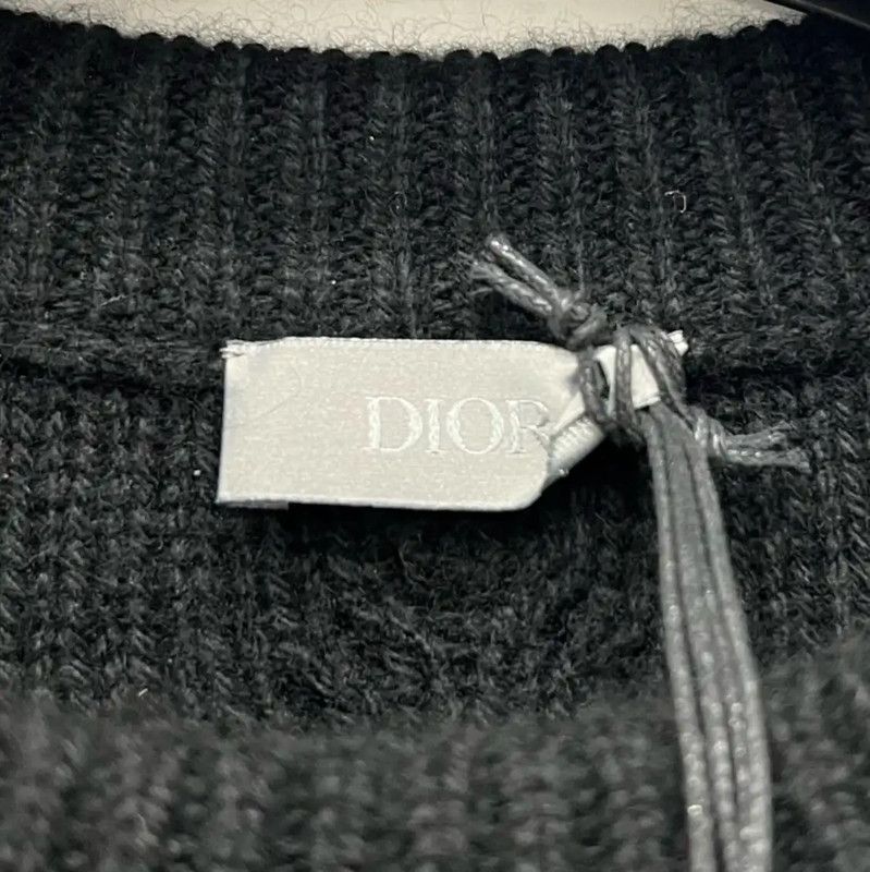 Dior Dior Black Knit Sweater for Women 0089 Size XS / US 0-2 / IT 36-38 - 4 Thumbnail