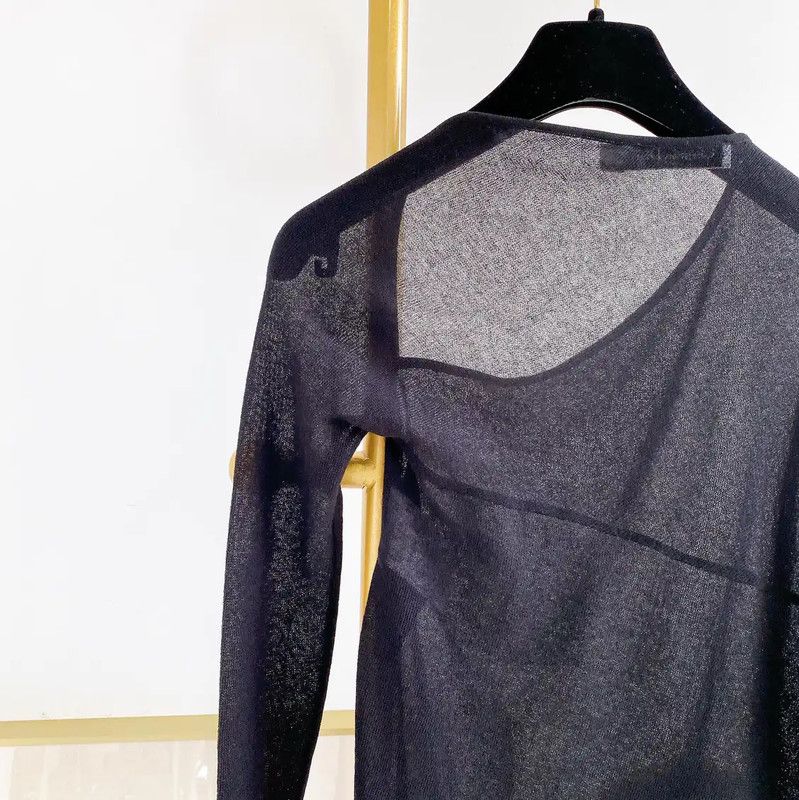 Dior Dior Black Long Sleeve T-Shirt for Women 0089 Size XS / US 0-2 / IT 36-38 - 4 Thumbnail