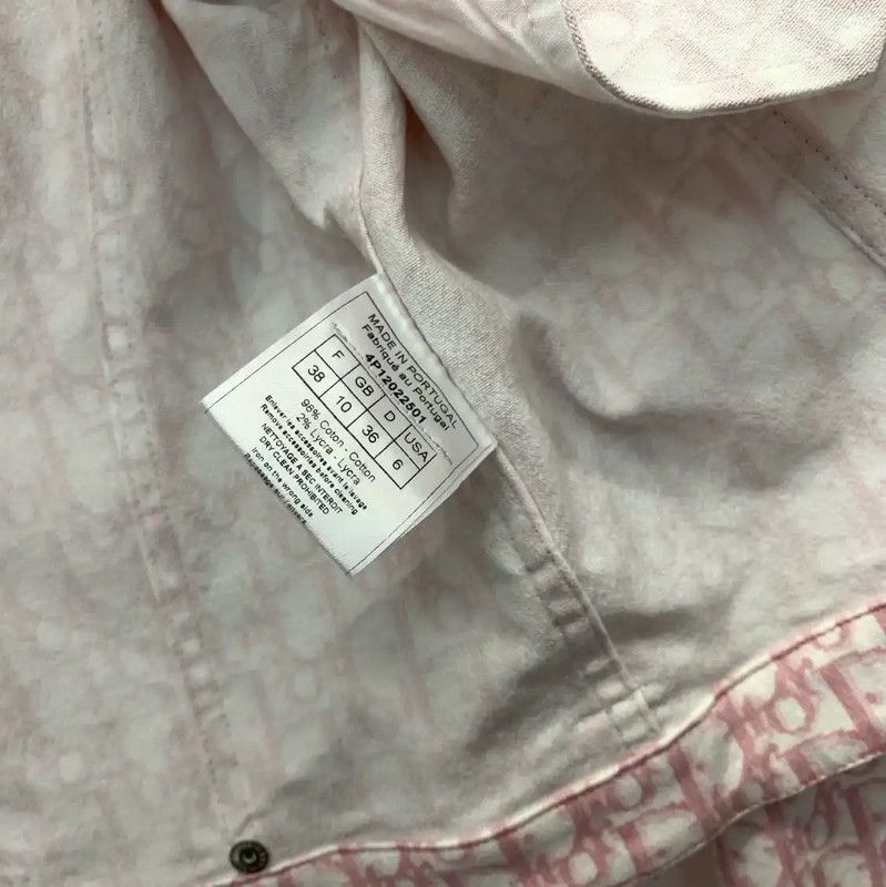 Dior Dior Pink Cotton Women's Jacket 0089 Size M / US 6-8 / IT 42-44 - 5 Thumbnail