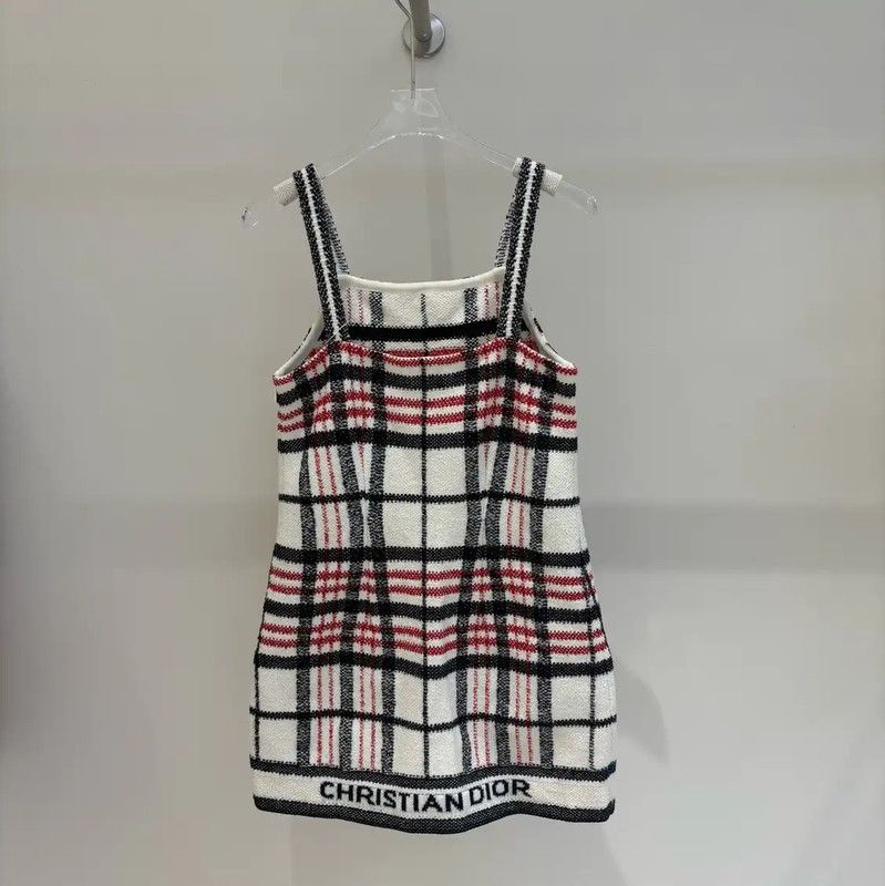 Dior Dior Summer A-Line Checkered Dress 0089 Size M / US 6-8 / IT 42-44 - 2 Thumbnail