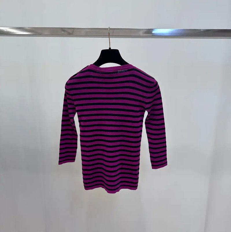 Dior Dior Striped Knit Sweater for Women 0089 Size S / US 4 / IT 40 - 2 Thumbnail
