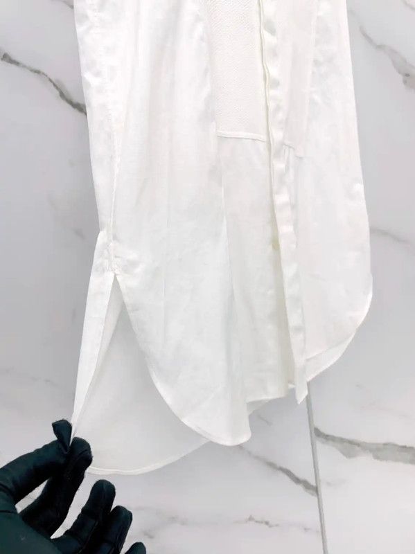 Dior Dior Women's Cotton White Sleeveless Top 0089 Size M / US 6-8 / IT 42-44 - 5 Thumbnail