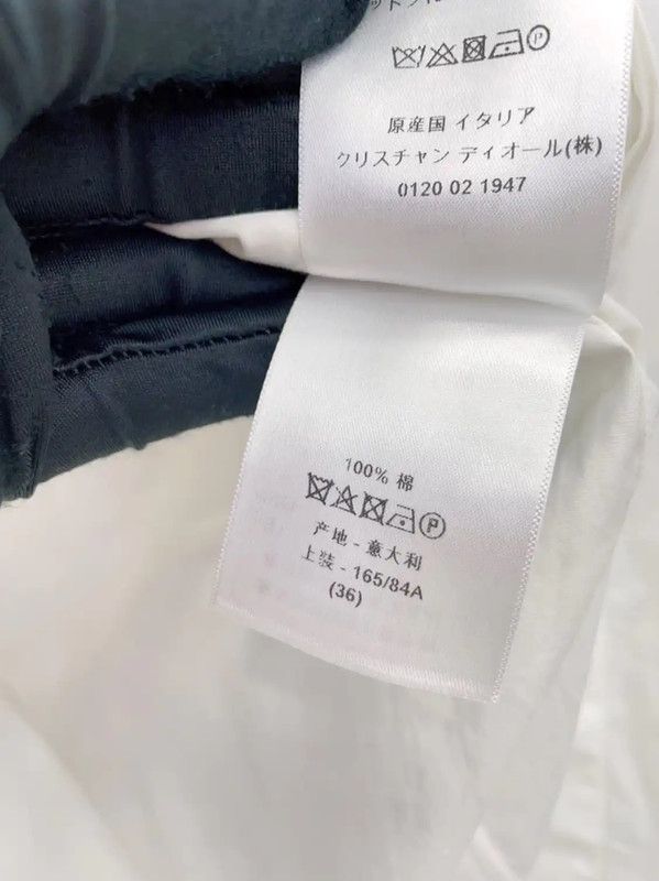 Dior Dior Women's Cotton White Sleeveless Top 0089 Size M / US 6-8 / IT 42-44 - 9 Thumbnail