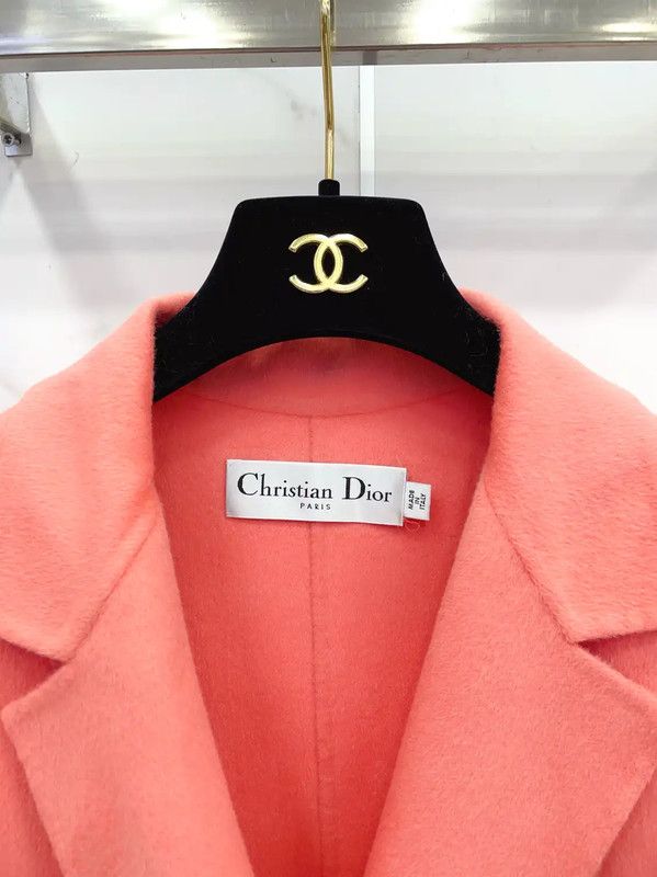 Dior Dior Pink Wool Blend Long Coat for Spring 0089 Size S / US 4 / IT 40 - 9 Thumbnail