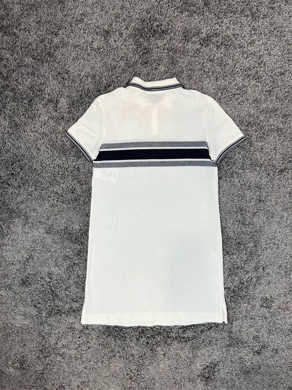 Dior White Cotton Polo Dress for Women 0089