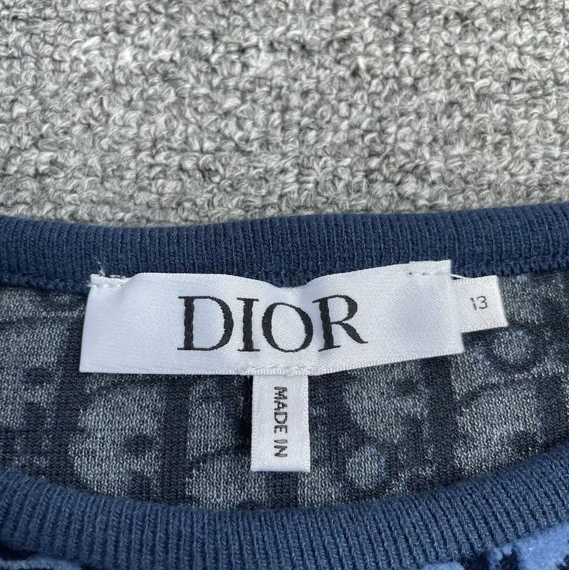 Dior Dior Blue Cotton Blend Dress for Women 0089 Size XS / US 0-2 / IT 36-38 - 4 Thumbnail