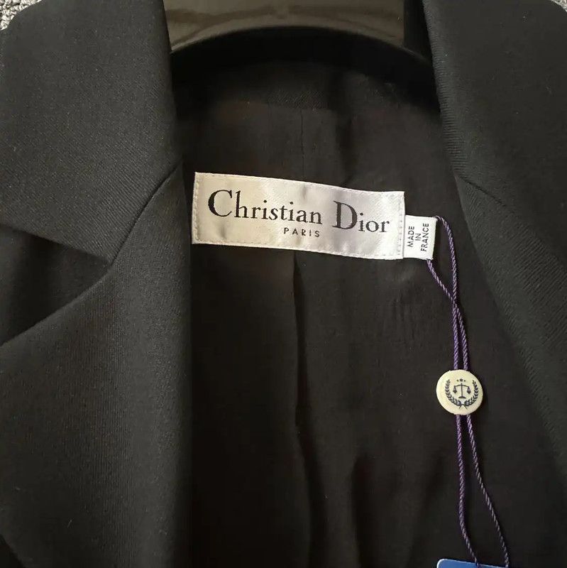 Dior Dior Black Wool Women's Jacket 0089 Size XS / US 0-2 / IT 36-38 - 5 Thumbnail