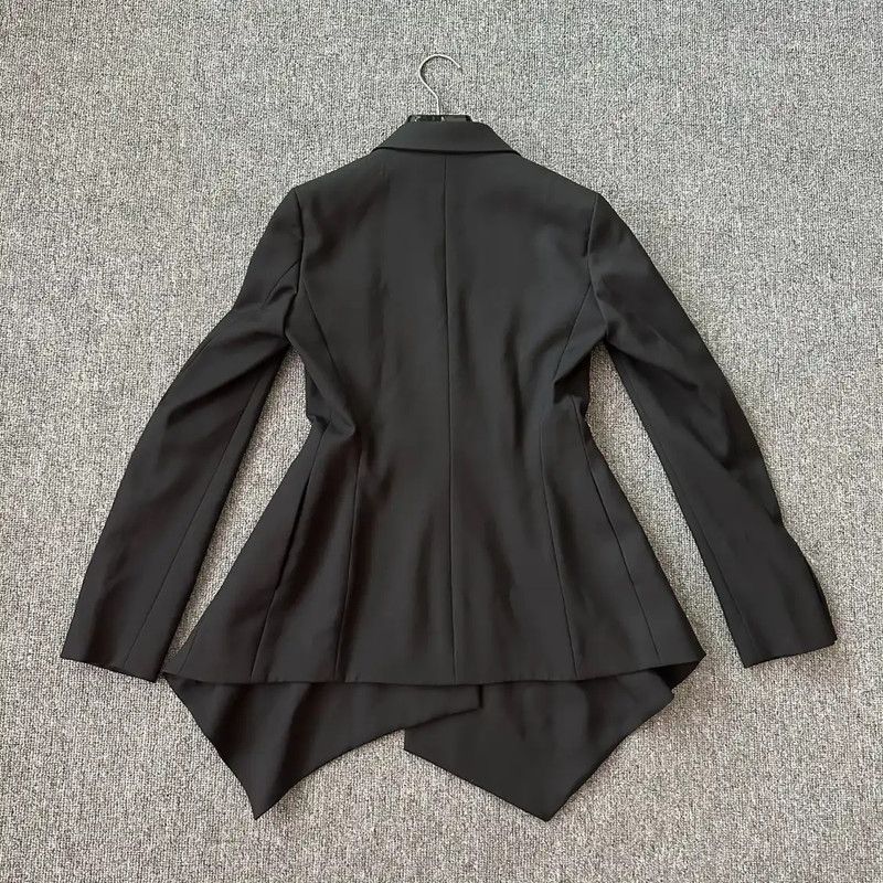 Dior Dior Black Wool Women's Jacket 0089 Size XS / US 0-2 / IT 36-38 - 4 Thumbnail