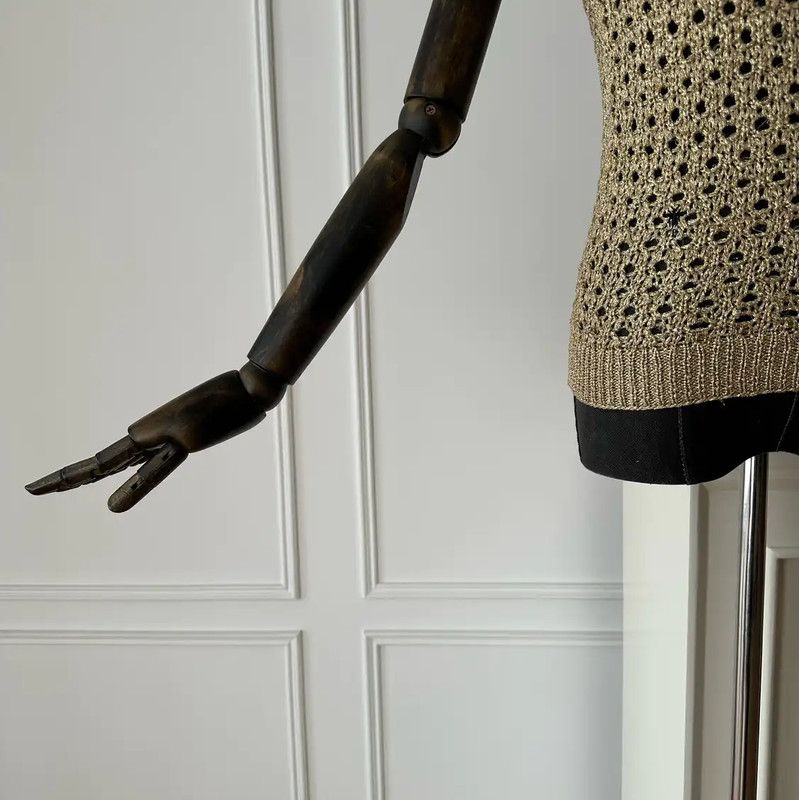 Dior Dior Gold Knitted Women's Sweater 0089 Size M / US 6-8 / IT 42-44 - 6 Thumbnail