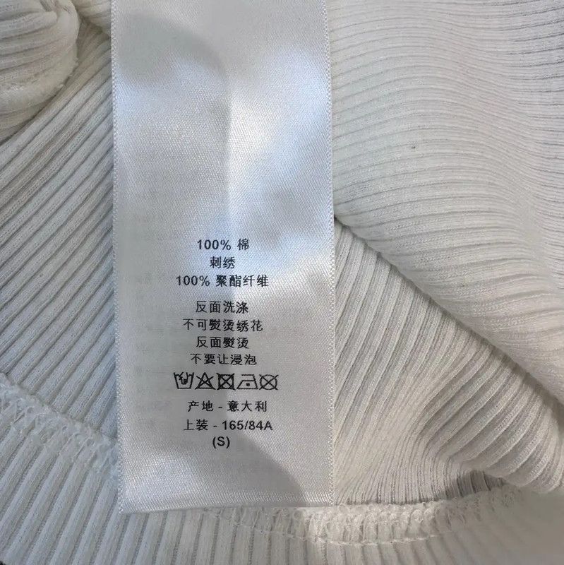 Dior Dior White Women's Graphic Tank Top 0089 Size S / US 4 / IT 40 - 6 Thumbnail