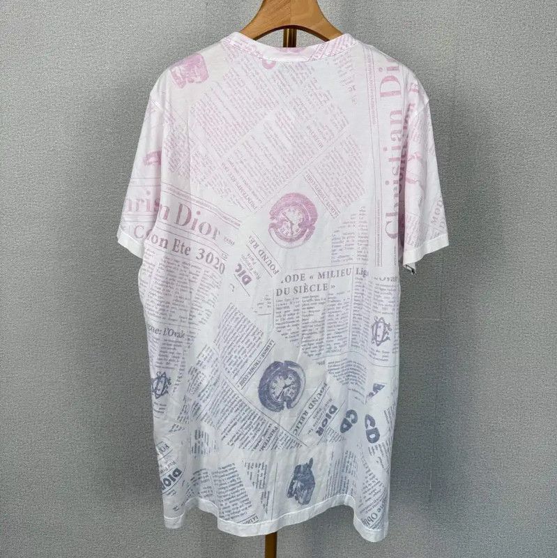 Dior Dior Multi-Color Cotton T-Shirt for Women 0089 Size L / US 10 / IT 46 - 2 Thumbnail
