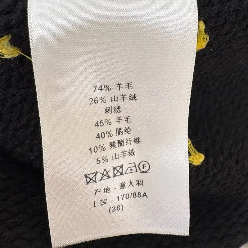 Dior Dior Short Sleeve Black Wool Sweater 0089 Size M / US 6-8 / IT 42-44 - 10 Thumbnail