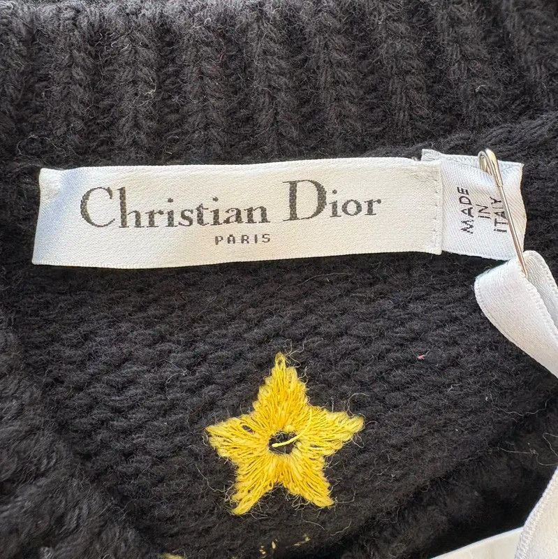 Dior Dior Short Sleeve Black Wool Sweater 0089 Size M / US 6-8 / IT 42-44 - 7 Thumbnail