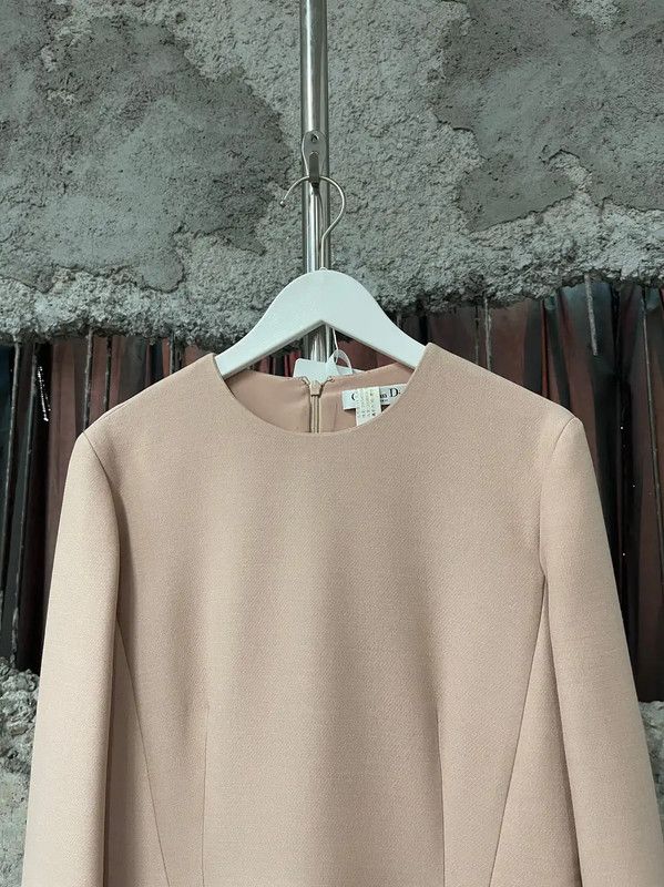 Dior Dior Pink Long Sleeve Dress for Women 0089 Size ONE SIZE - 3 Thumbnail