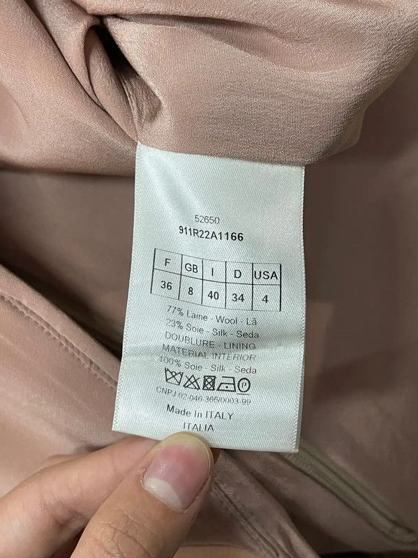 Dior Dior Pink Long Sleeve Dress for Women 0089 Size ONE SIZE - 8 Thumbnail