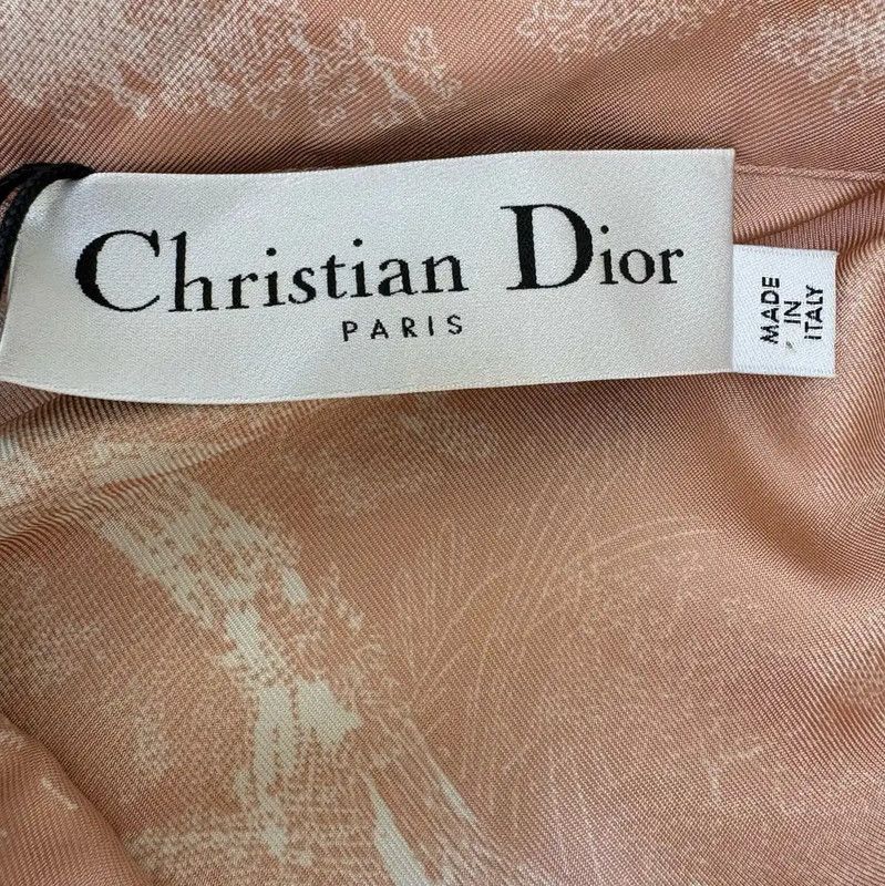 Dior Dior Pink Silk Long Sleeve Blouse 0089 Size S / US 4 / IT 40 - 7 Thumbnail