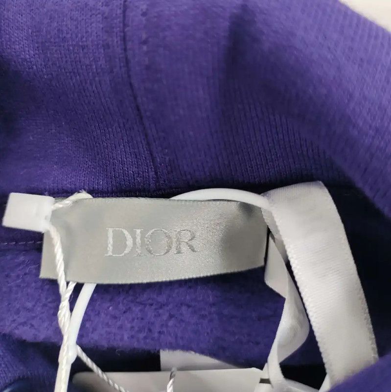 Dior Dior Women's XL Purple Cotton Hoodie 0089 Size XL / US 12-14 / IT 48-50 - 6 Thumbnail