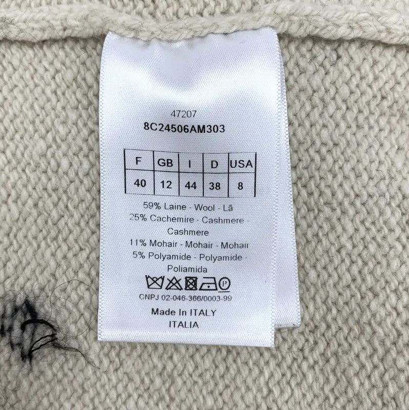 Dior Dior Beige Wool Pullover Sweater for Women 0089 Size M / US 6-8 / IT 42-44 - 6 Thumbnail