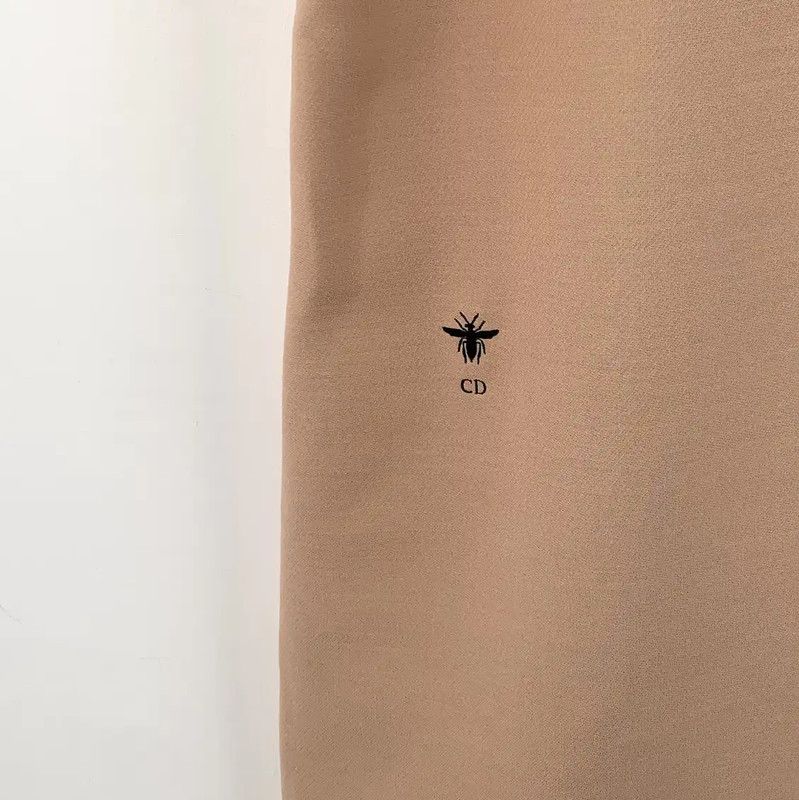 Dior Dior Naked Pink Wool Dress for Women 0089 Size S / US 4 / IT 40 - 4 Thumbnail