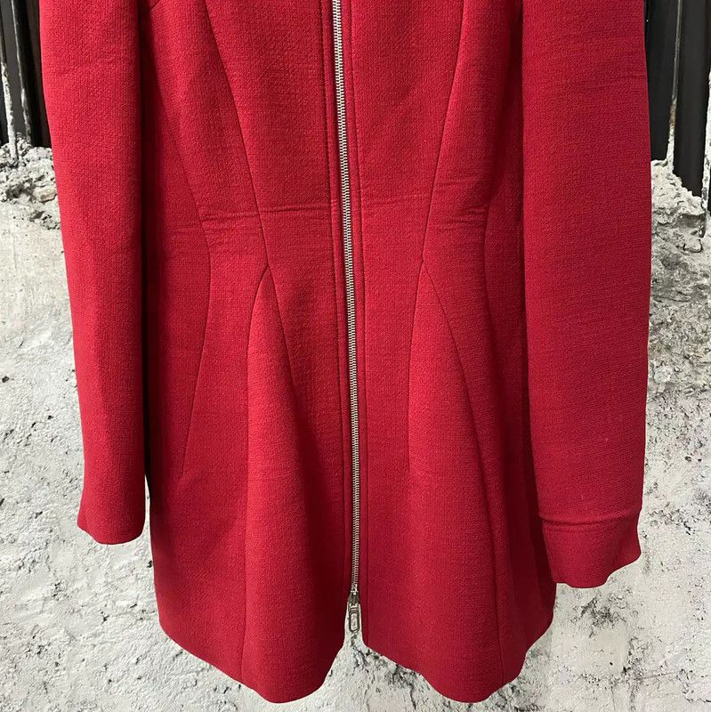 Dior Dior Red Long Sleeve Dress for Women 0089 Size ONE SIZE - 4 Thumbnail