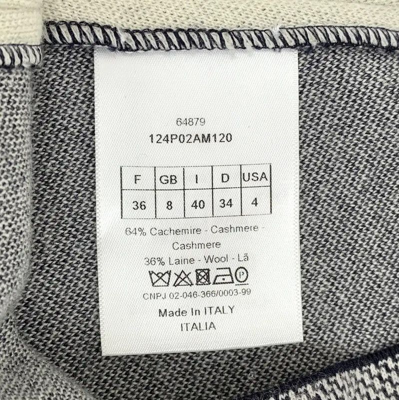 Dior Dior Color-Block Cashmere Casual Pants 0089 Size 26" / US 2 / IT 38 - 7 Thumbnail