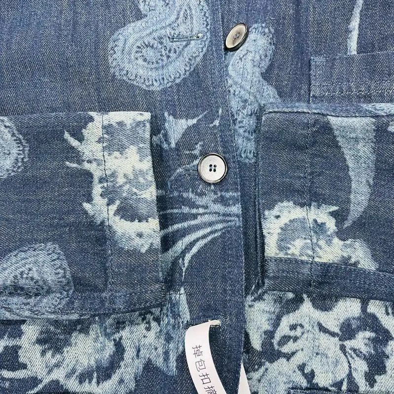 Dior Dior S Size Blue Cotton Women's Jacket 0089 Size S / US 4 / IT 40 - 7 Thumbnail